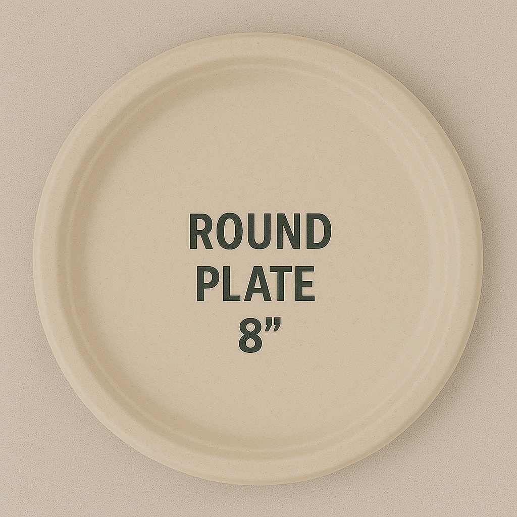 Round Plate 8"